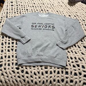Gray Seniors Sweater